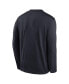 ფოტო #4 პროდუქტის Men's Navy Detroit Tigers Authentic Collection Team Logo Legend Performance Long Sleeve T-shirt