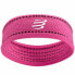 Фото #1 товара Спортивная повязка для головы Compressport Thin On/Off Розовая фуксия