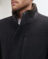 ფოტო #4 პროდუქტის Men's Wool Plush Car Coat