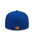 Фото #2 товара Men's Royal, Red New York Yankees Logo Primary Jewel Gold Undervisor 59FIFTY Fitted Hat