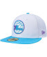 Фото #4 товара Men's White Philadelphia 76ers Vice Blue Side Patch 59FIFTY Fitted Hat
