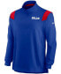 ფოტო #3 პროდუქტის Men's Royal Buffalo Bills 2021 Sideline Coaches Repel Quarter-Zip Jacket