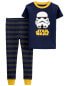 Фото #4 товара Toddler 2-Piece Star Wars™ 100% Snug Fit Cotton Pajamas 5T