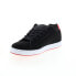 Фото #7 товара DC Net 302361-BLR Mens Black Nubuck Lace Up Skate Inspired Sneakers Shoes