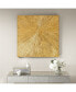 Фото #3 товара Sunburst Gold-Tone Resin Dimensional Box Wall Art