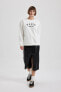 Regular Fit Bisiklet Yaka Kalın Sweatshirt B5151ax23wn