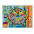 Фото #1 товара Oxana Ziaka 'Judaica Folk Owl' Canvas Art - 24" x 18" x 2"