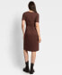 ფოტო #2 პროდუქტის Women's Nursing Pleat Detail Dress