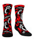 Фото #1 товара Youth Boys and Girls Socks Cincinnati Bearcats Allover Logo and Paint Crew Socks