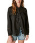 Фото #1 товара Women's Lace Trimmed Button-Front Shirt