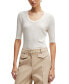 ფოტო #1 პროდუქტის Women's Scoop-Neck Top