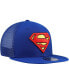 Фото #3 товара Men's Blue Superman 9FIFTY Snapback Trucker Hat