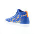 Фото #6 товара French Connection Kona FC7193H Mens Blue Canvas Lifestyle Sneakers Shoes
