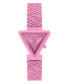 Фото #1 товара Часы и аксессуары Guess женские аналоговые розовые силиконовые 34 мм
