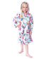 Фото #1 товара Mattel Girls' Fantasy Mermaid Fairy Rainbow Ruffled Kids Bathrobe Robe