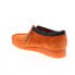 Фото #6 товара Clarks Wallabee 26163072 Mens Orange Suede Oxfords & Lace Ups Casual Shoes