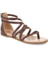 Фото #1 товара Women's Zailie Strappy Gladiator Flat Sandals