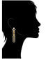 ფოტო #3 პროდუქტის Pearl Front-Back + Cubic Zirconia Chain Dangle Earrings