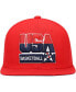 Mitchell Ness Men's Red USA Basketball 1992 Dream Team Snapback Hat