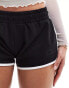 Фото #3 товара COLLUSION sports runner short in black