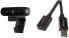Фото #1 товара Logitech Brio Gaming 4K Webcam (Streaming Edition HD Webcam 1080p, 12-Month Premium Licence XSplit) Black & Amazon Basics USB 3.0 Extension Cable 3 m (Backwards Compatibility to USB 2.0 and 1.1)