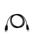 Фото #10 товара V7 Black Video Cable Pro DisplayPort Male to DisplayPort Male 2m 6.6ft - 2 m - DisplayPort - DisplayPort - Male - Male - 7680 x 4320 pixels