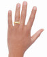 ფოტო #2 პროდუქტის Men's Diamond Squared Band (1/10 ct. t.w.) in 18k gold-plated sterling silver