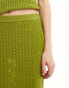 Reclaimed Vintage knitted maxi skirt co-ord