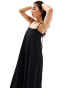 Фото #4 товара ASOS DESIGN trapeze midi cami dress in black