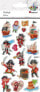 Фото #1 товара Детский набор наклеек с выпуклыми пиратами Titanum 16 шт