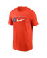 Men's Orange New York Mets Team Swoosh Lockup T-Shirt