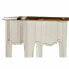 Set of 2 tables DKD Home Decor White Brown 35 x 35 x 80 cm