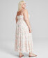 ფოტო #2 პროდუქტის Trendy Plus Size Tiered Floral Maxi Dress, Created for Macy's