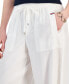 Women's Elastic-Waist Ankle Pants