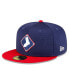 ფოტო #1 პროდუქტის Men's Navy Chicago White Sox 2024 Batting Practice 59FIFTY Fitted Hat