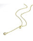 Фото #2 товара 14K Gold Plated Y Neck Necklace