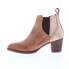 Фото #5 товара Bed Stu Brie F393023 Womens Brown Leather Slip On Chelsea Boots 8.5