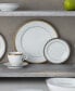 Фото #13 товара Charlotta Platinum 4 Piece Bread Butter and Appetizer Plates Set, Service for 4