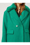 Фото #3 товара Пальто Koton Detachable Plush Detail Coat