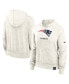 ფოტო #1 პროდუქტის Women's Cream New England Patriots Gym Vintage Logo Pullover Hoodie