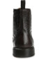 ფოტო #3 პროდუქტის Men's Saint Handwoven Leather Wingtip Dress Boots