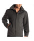 ფოტო #4 პროდუქტის Grant Mens 28" Open Bottom Jacket Wool Blend JD Bomber Zippered Jacket