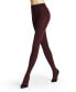 Фото #1 товара FALKE 298246 Women's Pure Matt Opaque Denier Stockings, Red (Barolo), LG, 1 Pair