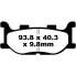 EBC SFA-HH Series SFA199HH Sintered Brake Pads - фото #1