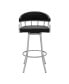 Palmdale Swivel Modern Faux Leather Bar and Counter Stool