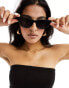 ASOS DESIGN cat eye sunglasses with brown lens - фото #11