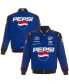 Фото #1 товара Men's Royal Jeff Gordon Pepsi Full-Snap Twill Uniform Jacket