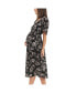 Фото #2 товара Платье для беременных Ripe Maternity trina Shirred Чёрное/Натуральное
