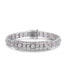 ფოტო #1 პროდუქტის Sterling Silver Cubic Zirconia Elegant Bracelet
