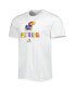 ფოტო #3 პროდუქტის Men's White Kansas Jayhawks Pride Fresh T-shirt